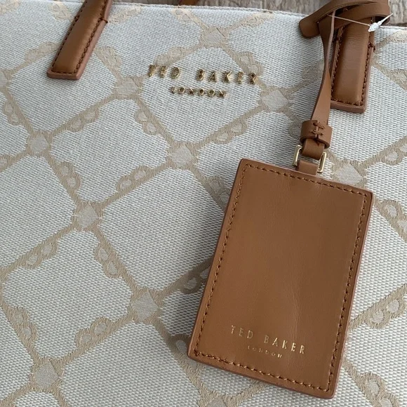 💝💝💝 Ted Baker London Beige/brown Flo Tote Bag NEW💝💝💝 - Picture 11 of 11